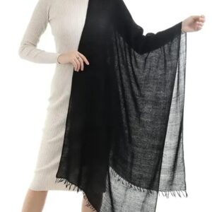 Womens Black Colour Scaff