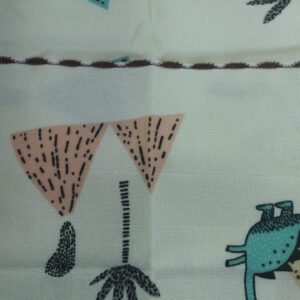 Yellow Colour Printed Woman Hanky Set Of 2