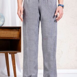 Qasida Men Grey Color Pajama Size L