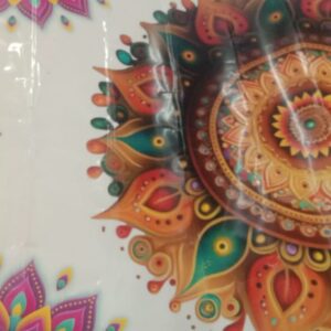 Rangoli Print Stickers 4Pcs