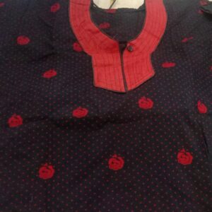 Dark Blue Color For Printed Night Maxi Dress For Women Size Xl