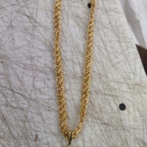 Golden Colour Chain With Pendant For Women