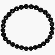 Black Beads Bracelet For Unisex
