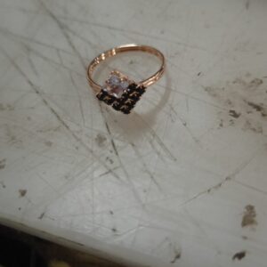 Women Black Color Dizen Ring
