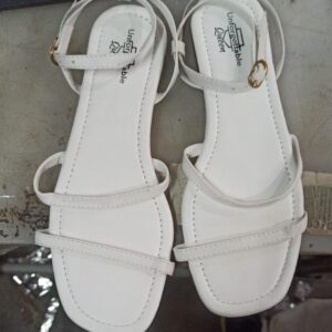 White Colour Sandals For Women Size 40