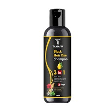 3 In 1 Black Hair Dye Shampoo 100Ml