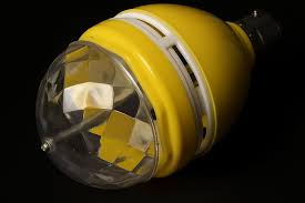 Sumo Gold Rotating Party Lamp Bulb 3W