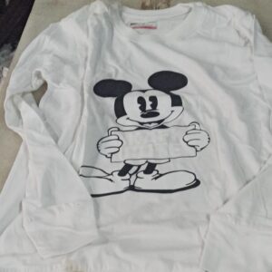White Colour T Shirt For Men Size S
