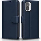 Blue Colour Flip Cover For Redmi Note 10