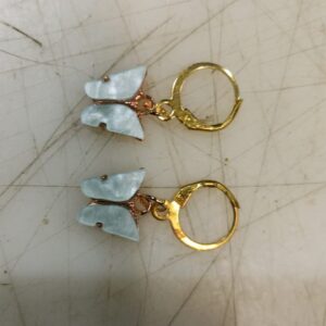 Women Earrings Set Golden And Sky Colour
