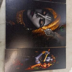 Set Of 3 Krishna Ji Painting Uv Textured Home