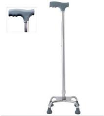 4 Leg Height Adjustable Walking Stick