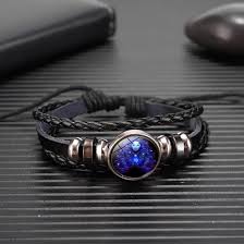 Onbrig Zodiac Bracelets For Men 12 Constellation
