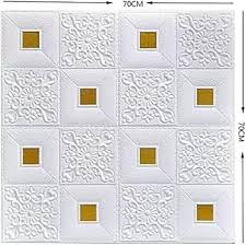 Foam Wall Stickers Wallpaper Home Hotel Living Room Bedroom Cafe Size 7070 Cm Sheet Pack Of 2