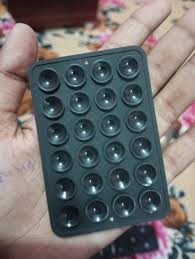 Silicone Suction Cup Black Phone Holder For All Mobile Phone Models Black