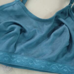 Women Bra Color Green Size S