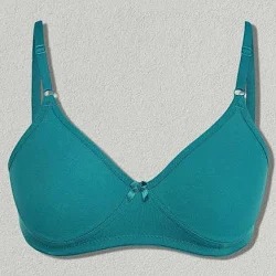 Women Bra Color Green Size S