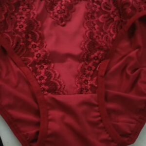Women Panty Color Red Size M