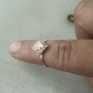 Women Pink Color Dizen Ring