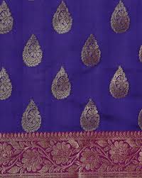 Women Purple Pink Colour Printed Saree