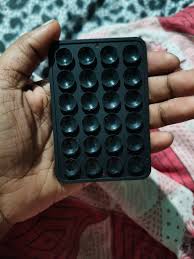 Silicone Suction Cup Black Phone Holder For All Mobile