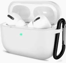 Silicone Cover For Apple Airpods Pro White Colour