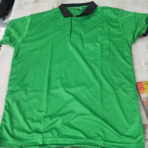 Green Colour T Shirt For Men Size L