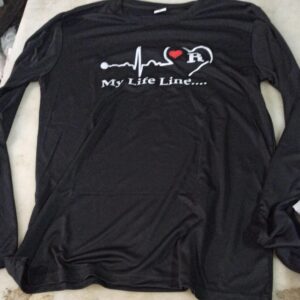 Black Colour T Shirt For Men Size M