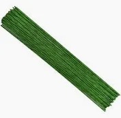 Pack Of 50 Diameter 2Mm Dark Green Floral Paper Wrapped Floral Stem Floral Accessories