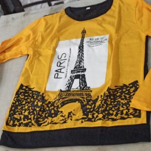 Yellow Colour T Shirt For Men Size L