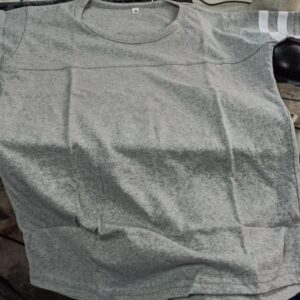 Grey Colour T Shirt For Men Size M