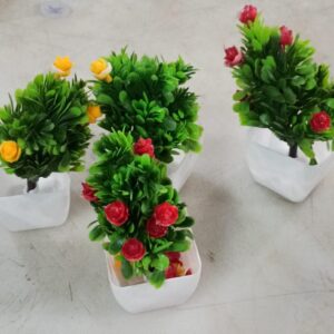Mini Artificial Plant For Home Decor Pack Of 4