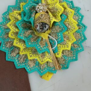 Kanha Ji Dress Multi Colour Green And Yellow