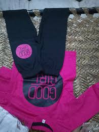 Baby Girl Dress Girl Top Girl Shirt Pink Shirt Black Pant Size 5 To 6 Years