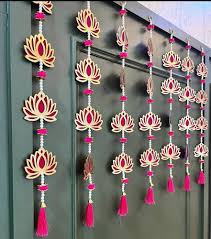 Asm Creation Lotus Wall Decoration Pack Of 2 Multicolor