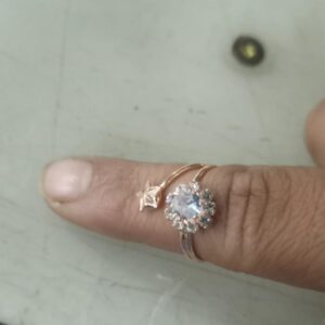 Women Multi Color Star Design Ring