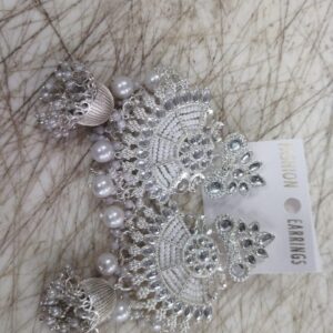 White Pearl Stud Earring For Women