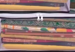 Pvc Fully Transparent Plain Large Saree Cover Salwar Kameez Suit Bag