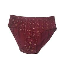 Womens Printed Cotton Mehroon Coour Size L