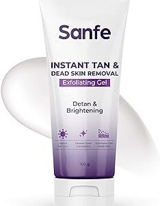 Sanfe Instant Tan Dead Skin Removal Exfoliating Gel 100 Gm