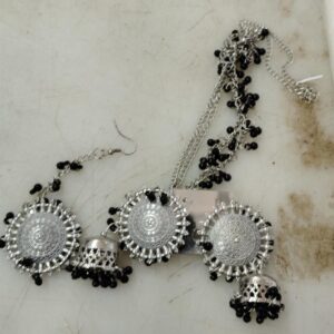 Afghani Style Jewellery Combo Of Padmavati With Kashmiri Set For Girl Women Stainless Steel Jhumki Earring