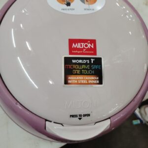 Milton Curve 2000 Inner Stainless Steel Casserole 1.88 Litres Maroon Chapati Roti Curd Maker