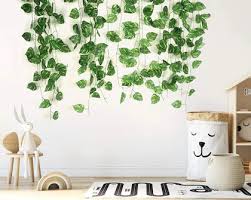 Green Color Artificial Money Plant Leaf For Home Decor