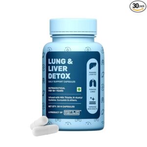 Whats Up Wellness Lung And Liver Detox 30 Capsules