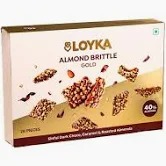 Loyka Almond Brittle Gold Choco Box 28 Pcs