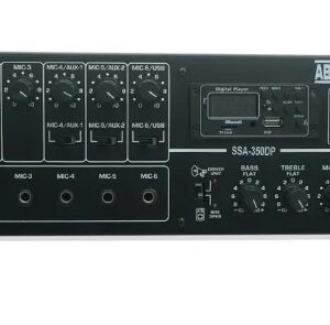 Abodos Professional Ssa350Dp Power Pa Amplifiercon Troller 350 W Av Power Amplifier Black