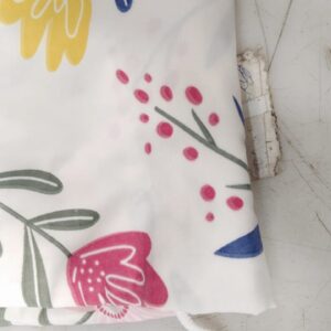 Off White Color Printed Cushion Cover Set Of 2 Round Big