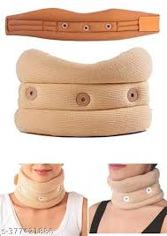 Beige Color Cervical Collar Soft Foam Support Neck