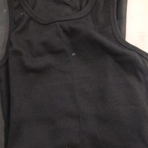 Women Tank Top Colour Black Size S