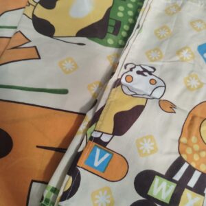 Multi Colour Double Bed Sheet With 2 Pillow Cover